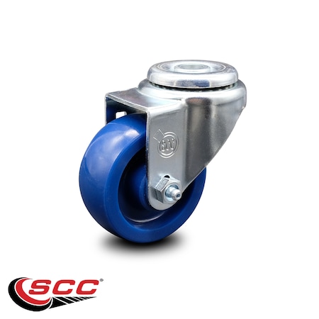 3.5 Inch Solid Polyurethane Wheel Swivel Bolt Hole Caster